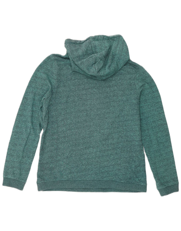 Animal - Sudadera con capucha para mujer (talla 40), algodón moteado, color turquesa mediano