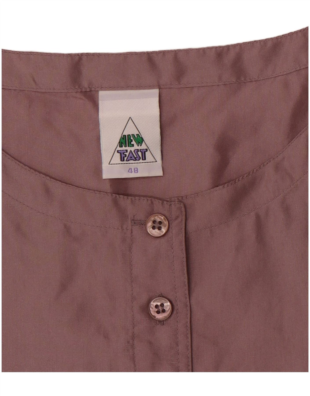 Nuevo Fast Blusa sin mangas para mujer Top IT 48 XL Seda burdeos