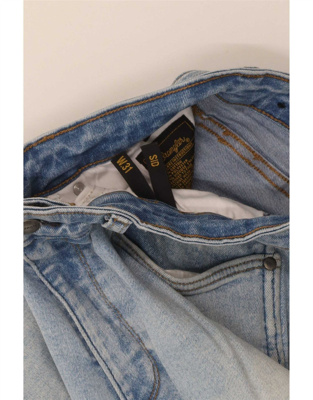 Wrangler Jeans ajustados Sid para hombre W31 L29 Algodón azul