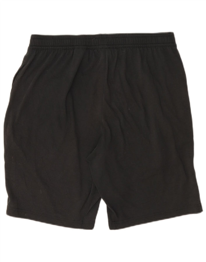 Reebok - Pantalones cortos deportivos para hombre, talla pequeña, poliéster gris