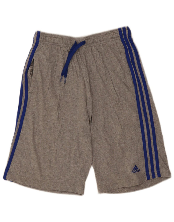 Adidas Pantalones cortos deportivos para niño 15-16 años Gris Algodón