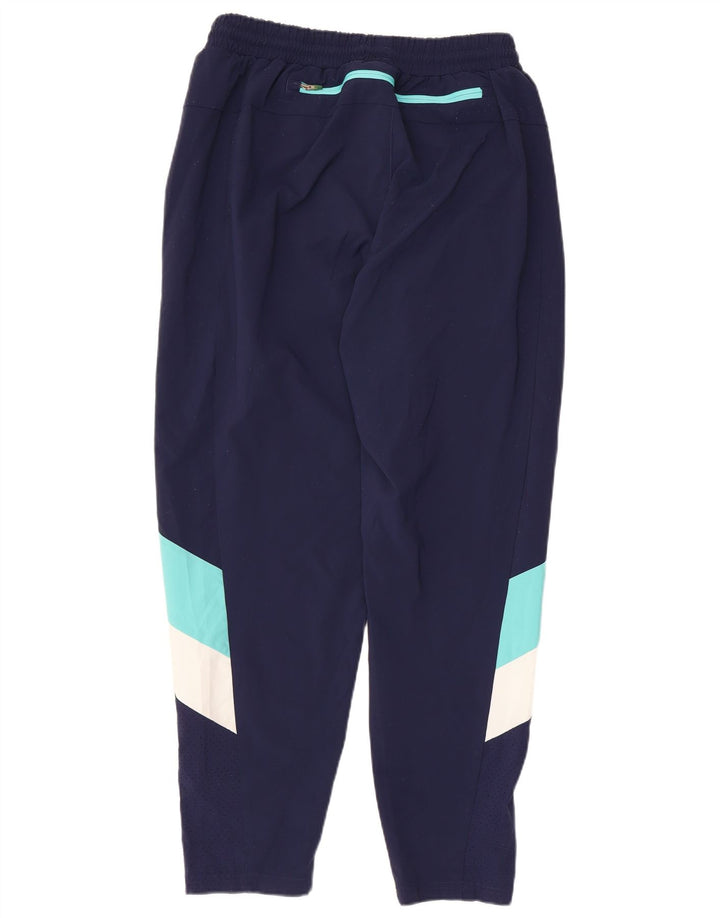 Puma Pantalones De Chándal Para Hombre Grande Azul Marino Colorblock Poliéster