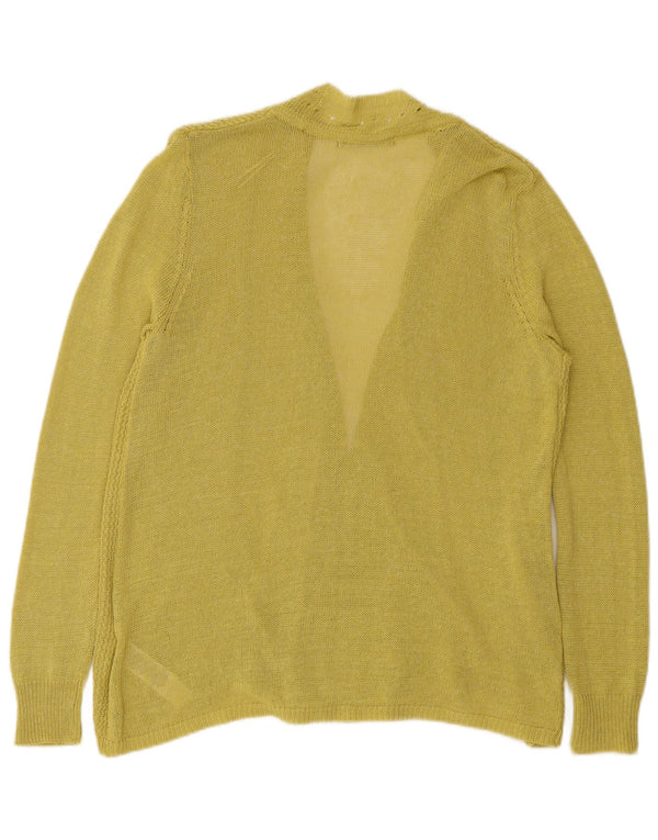 Marks & Spencer Suéter tipo cárdigan abierto para mujer UK 46 Viscosa verde grande