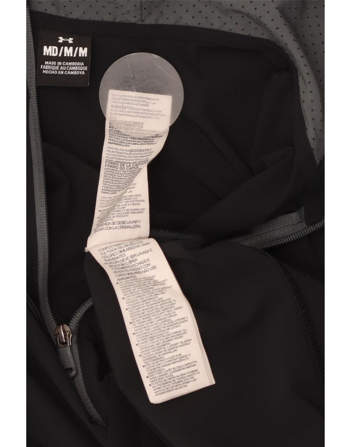 UNDER ARMOUR Chaqueta superior de chándal con capucha para hombre Bloque de color negro mediano