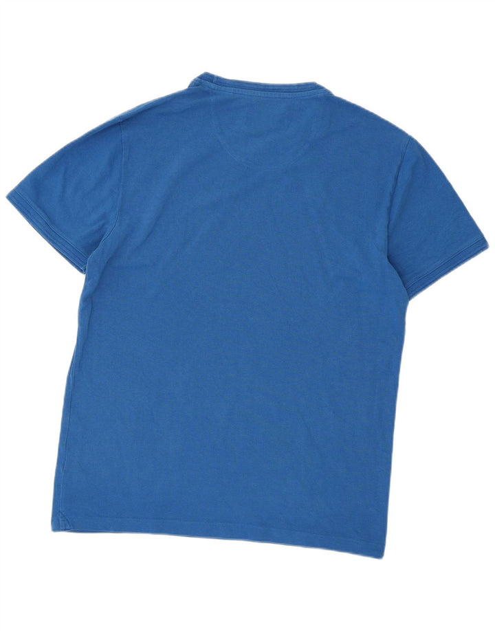 Camiseta Penguin Hombre Top XL Algodón Azul