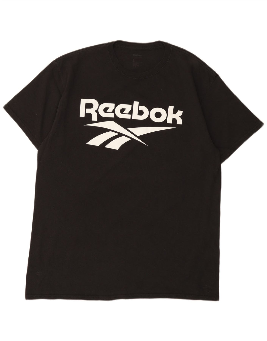 Reebok - Camiseta gráfica para hombre, talla grande, color negro