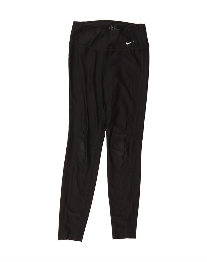 NIKE Womens Dri Fit Leggings UK 6 XS  Black Polyester Vintage Nike and Second-Hand Nike from Messina Hembry 