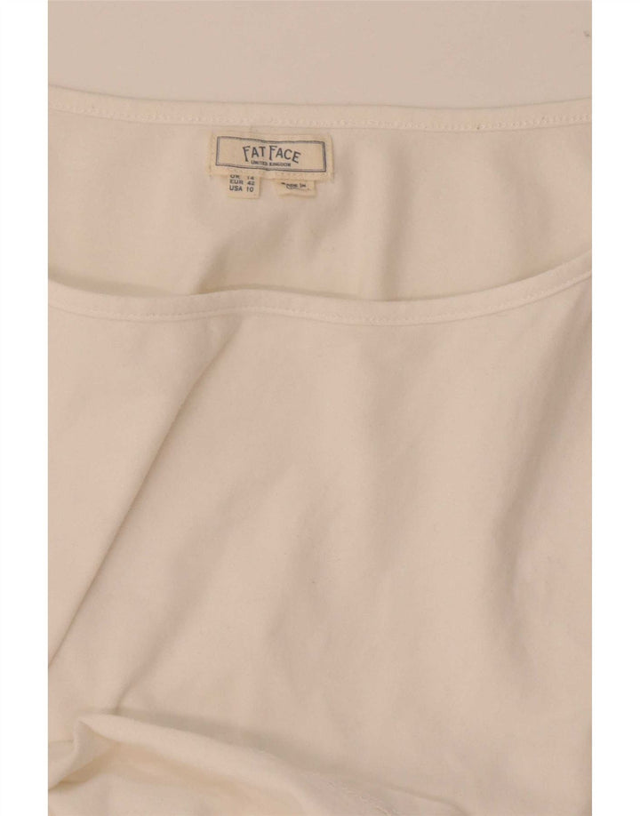 Camiseta de tirantes para mujer Fat Face UK 44 Grande Algodón blanco