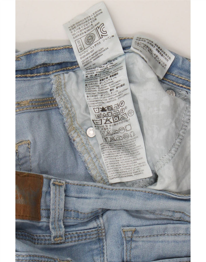 Levi's Mujer 529 Curvy Bootcut Jeans W32 L32 Algodón Azul