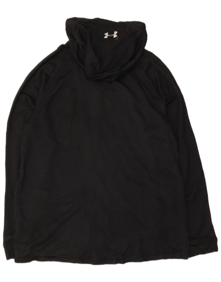 Under Armour Sudadera con capucha y cremallera para hombre XL Poliéster negro
