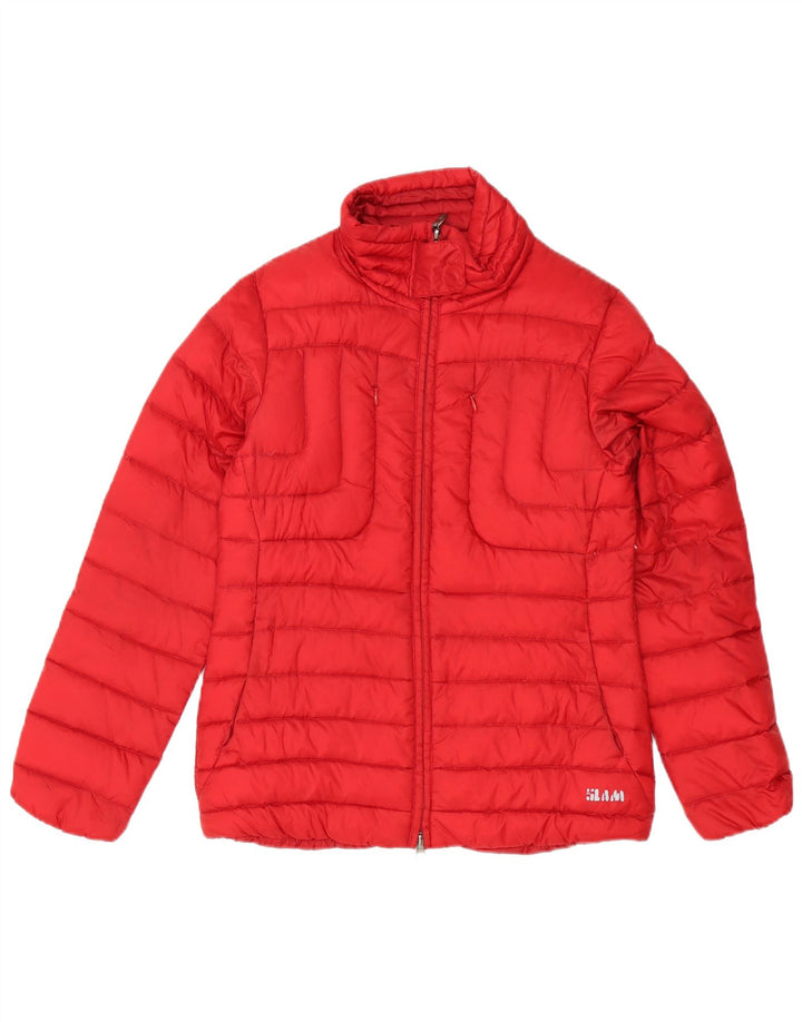 Slam Chaqueta Acolchada Mujer UK 10 Small Poliamida Roja