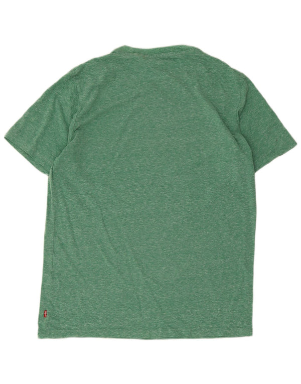 Levi's Hombre Camiseta Gráfica Top Pequeño Verde