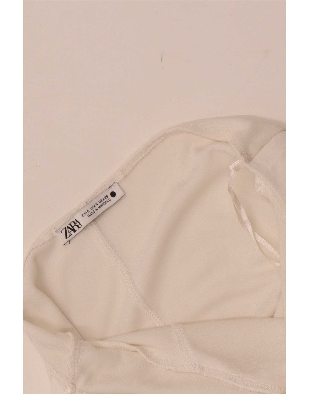 Zara Body Sin Mangas Mujer UK 8 Small Blanco
