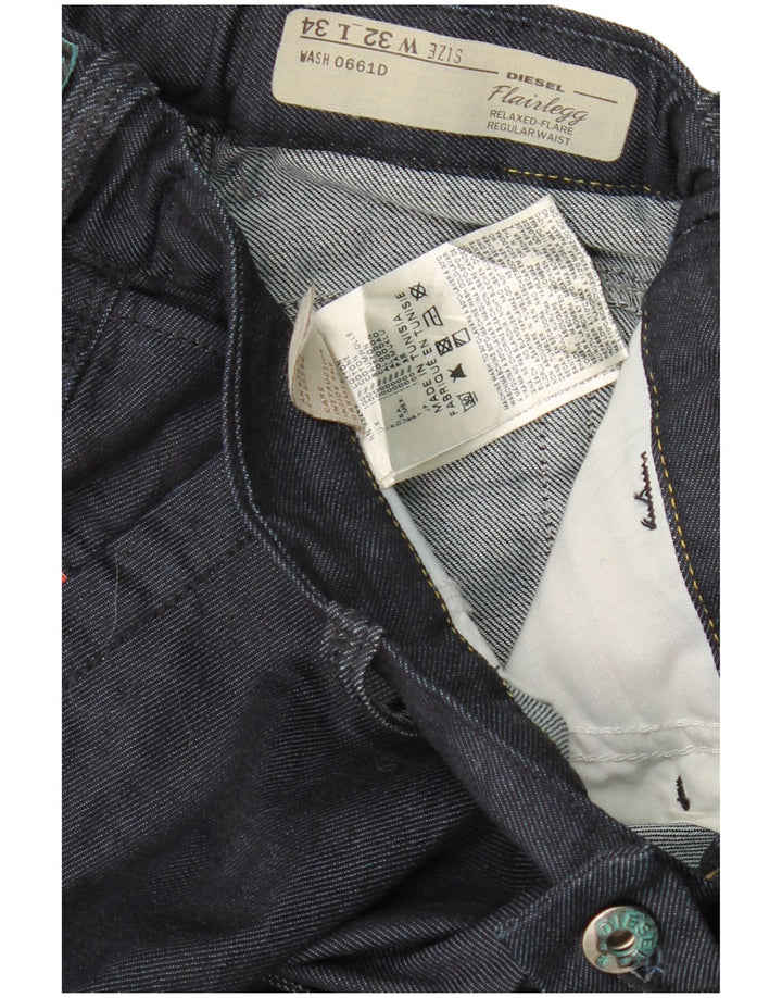 DIESEL Vaqueros Flairlegg-a De Corte Relajado W32 L31 Azul Marino Mujer