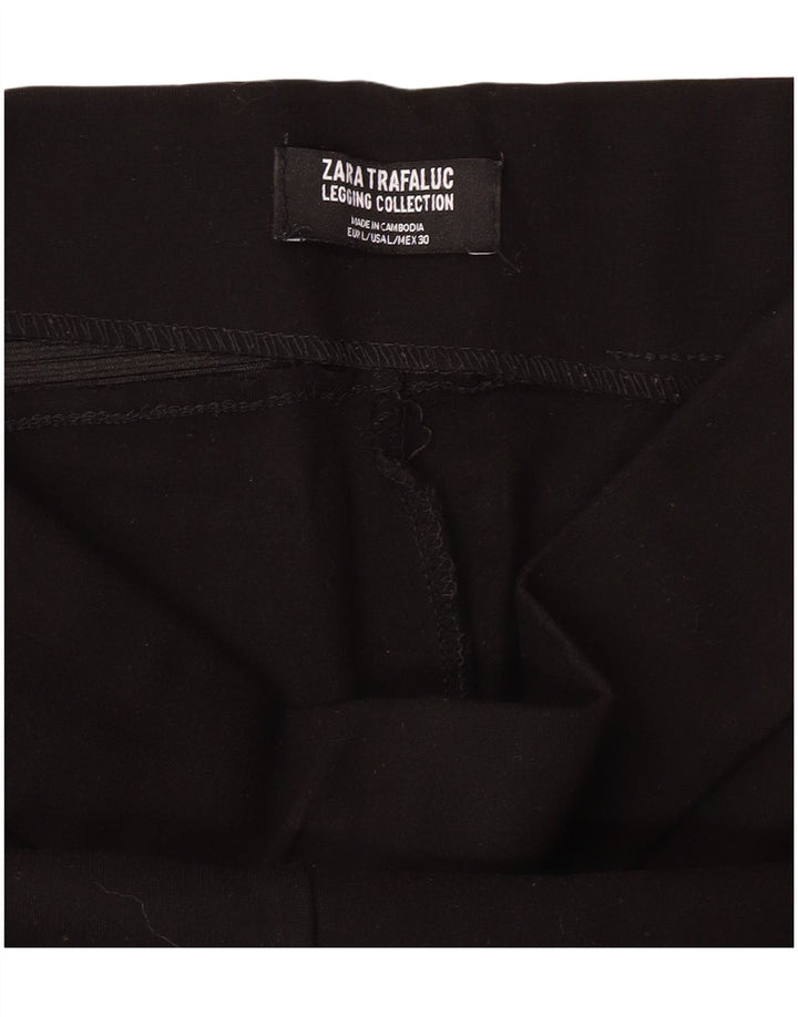 Zara Mujer Leggings Reino Unido 44 Grande Negro