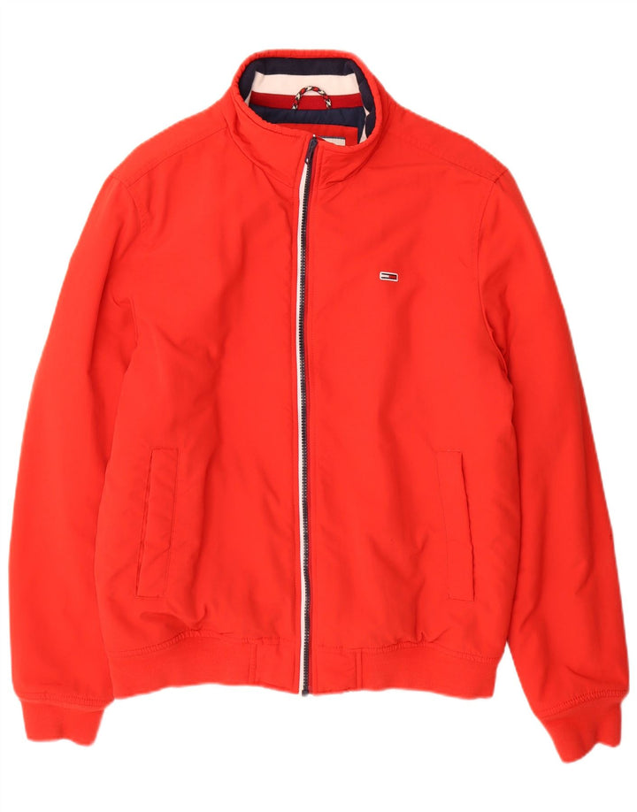 Tommy Hilfiger Chaqueta Bomber para Hombre UK 36 Small Poliamida Roja