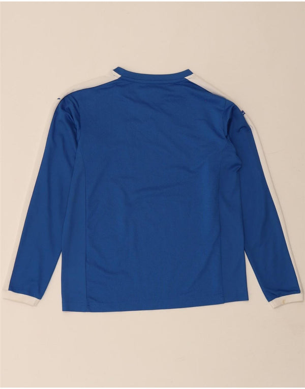 Puma Boys Italia Top manga larga 13-14 años Azul Colorblock