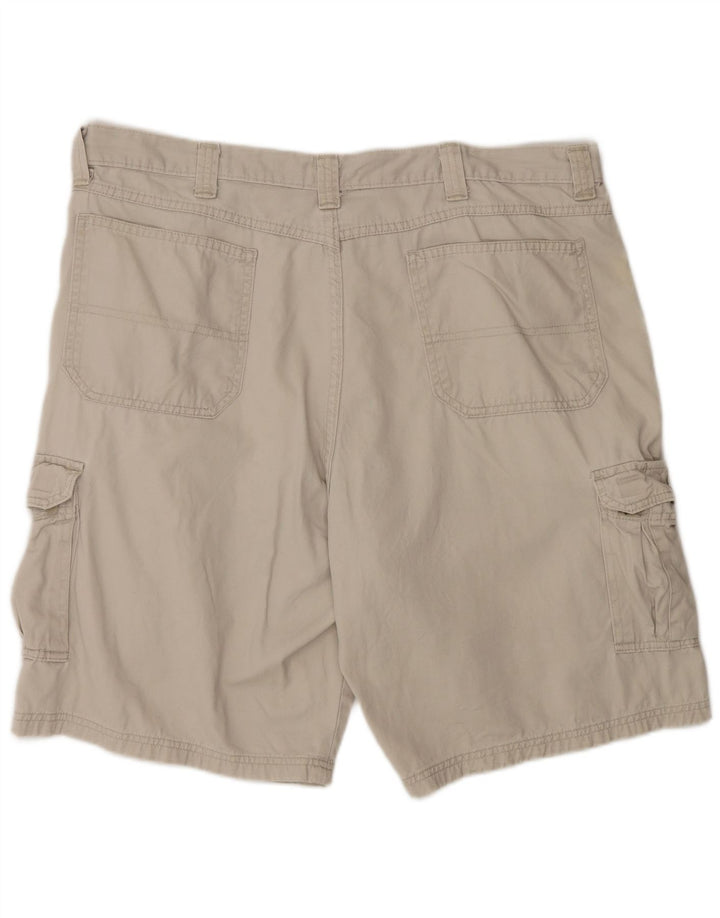 Wrangler Pantalones cortos cargo para hombre W38 XL Algodón beige