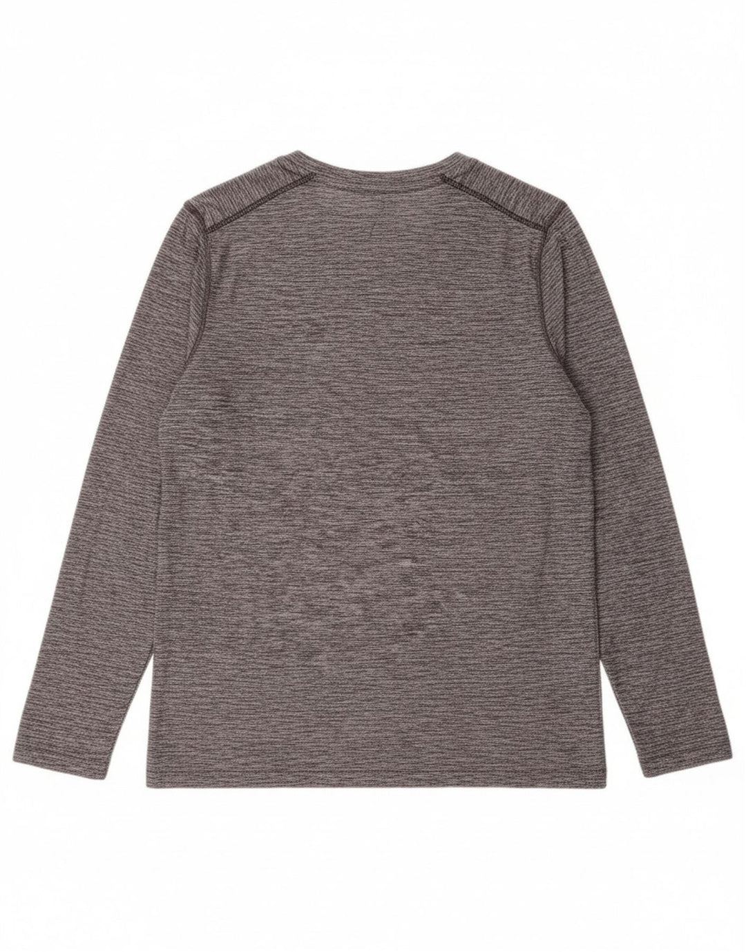 RUSSELL ATHLETIC Boys Top Long Sleeve 14-15 Years XL Grey Polyester