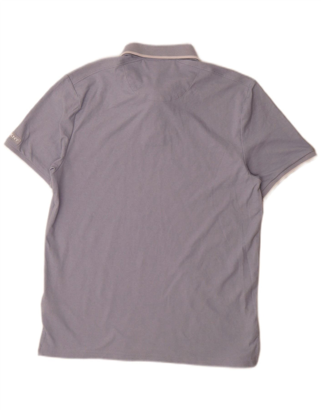 Polo Dkny Hombre Algodón Azul Medio
