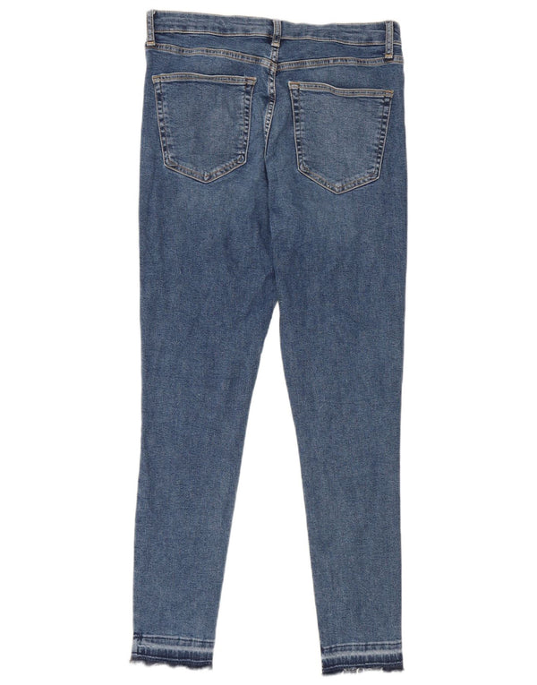 Vaqueros ajustados Jamie para mujer de Topshop W32 L27 Algodón azul