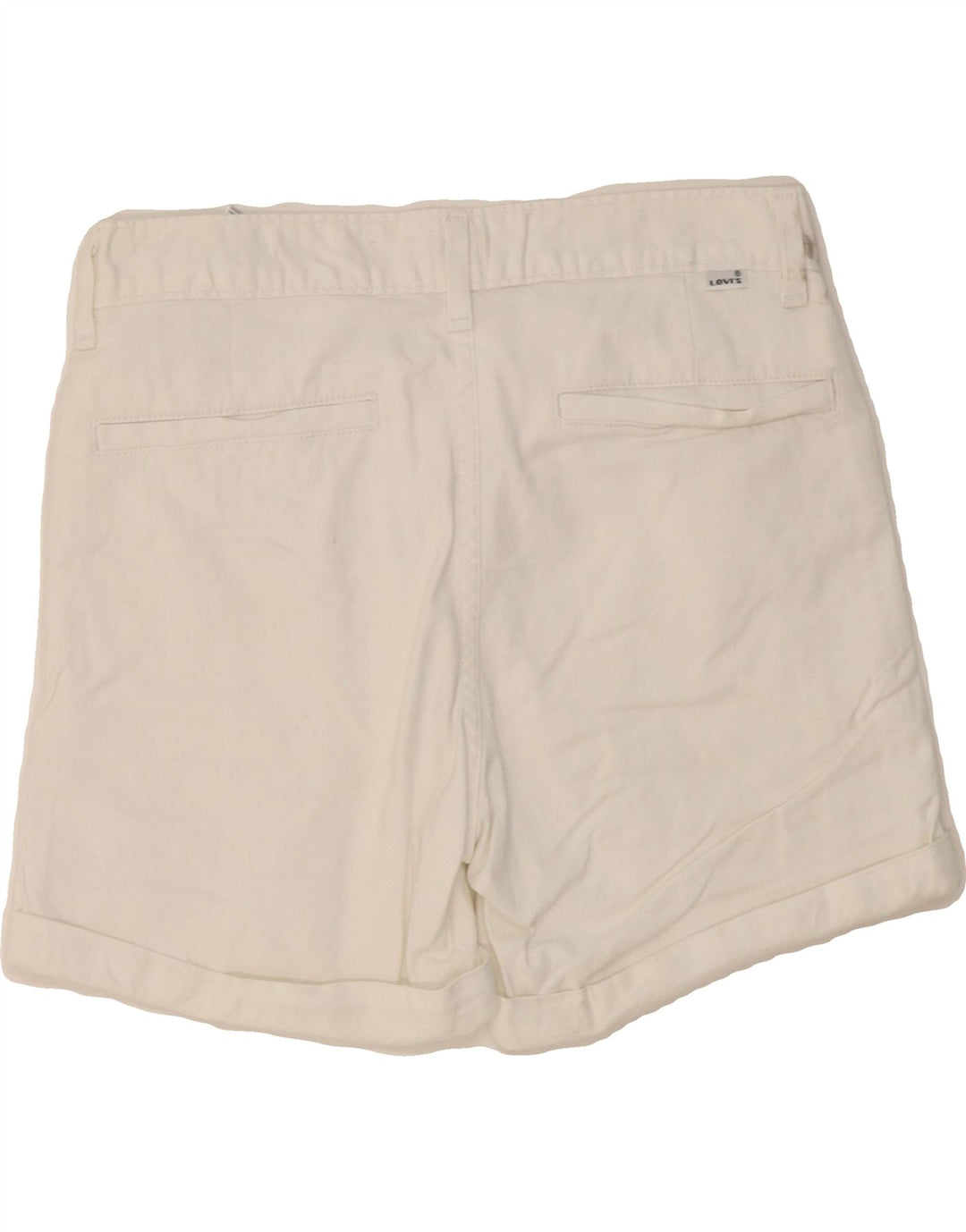 LEVI'S Womens Chino Shorts W27 Small White Cotton Vintage Levi's and Second-Hand Levi's from Messina Hembry 