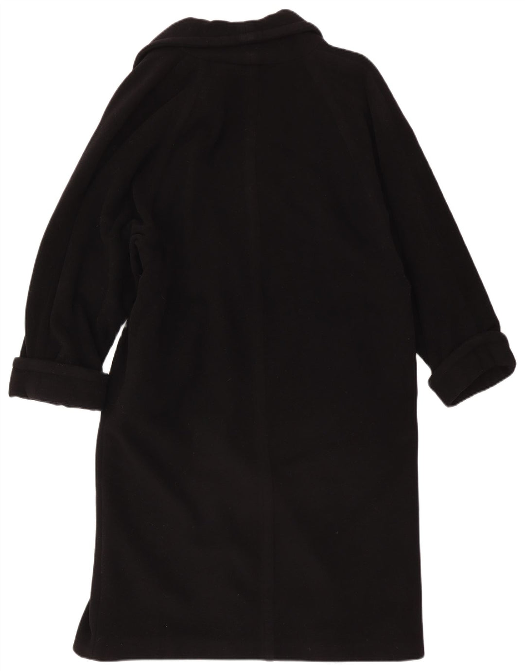 Abrigo vintage de mujer con doble botonadura IT 48 XL Negro