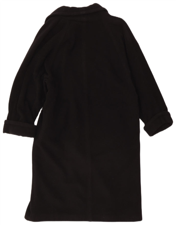 Abrigo vintage de mujer con doble botonadura IT 48 XL Negro
