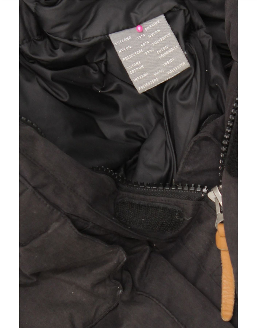Dolomite Chaqueta acolchada con capucha para hombre UK 42 XL Nylon negro