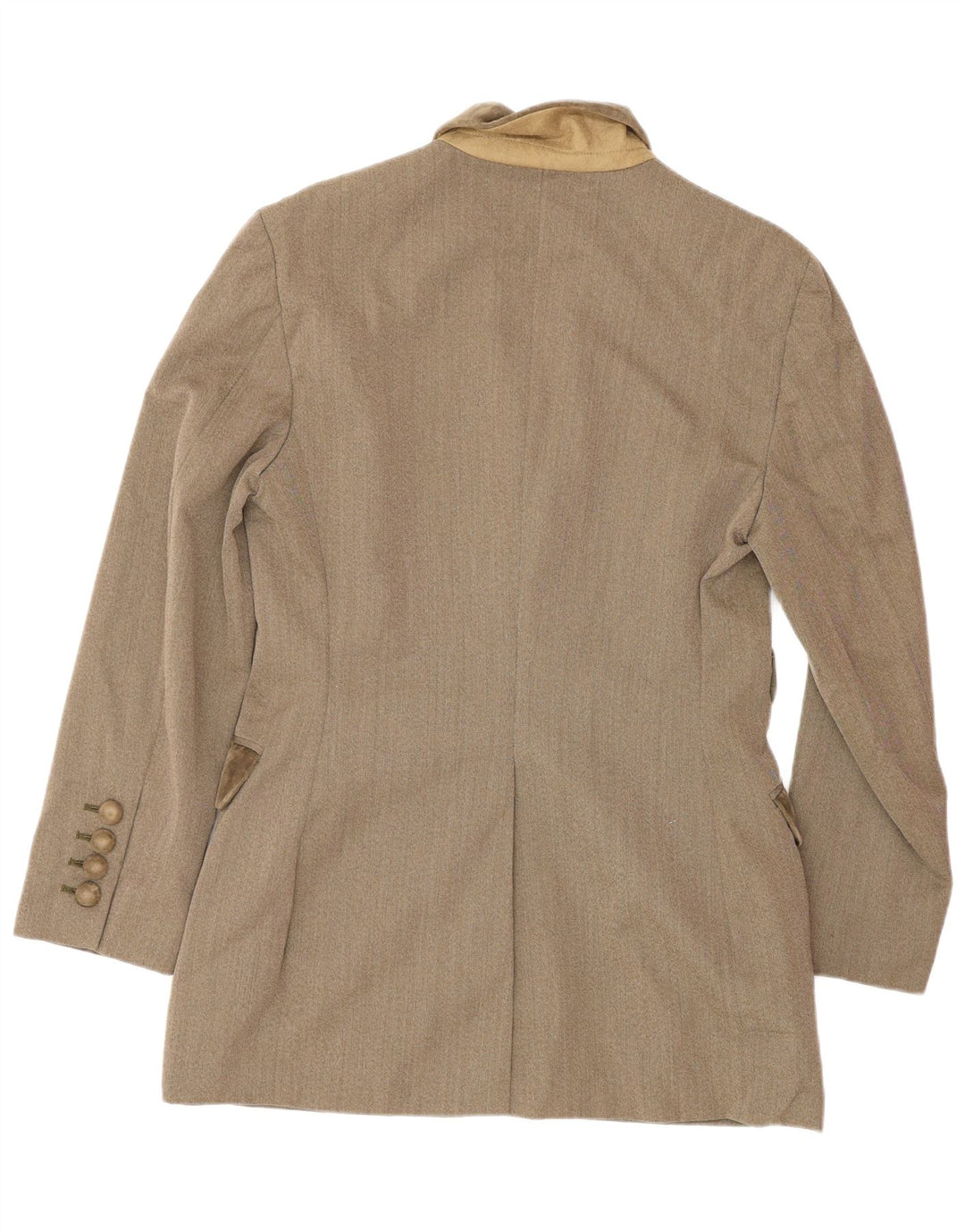 MOSCHINO Conjunto de falda de 2 piezas con 3 botones para mujer UK 12 Medium W28 Brown Classic