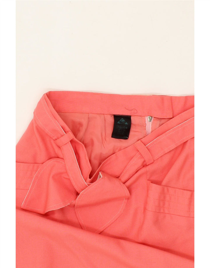 VINTAGE Womens Straight Skirt W28 Medium Pink Polyester Vintage Vintage and Second-Hand Vintage from Messina Hembry 