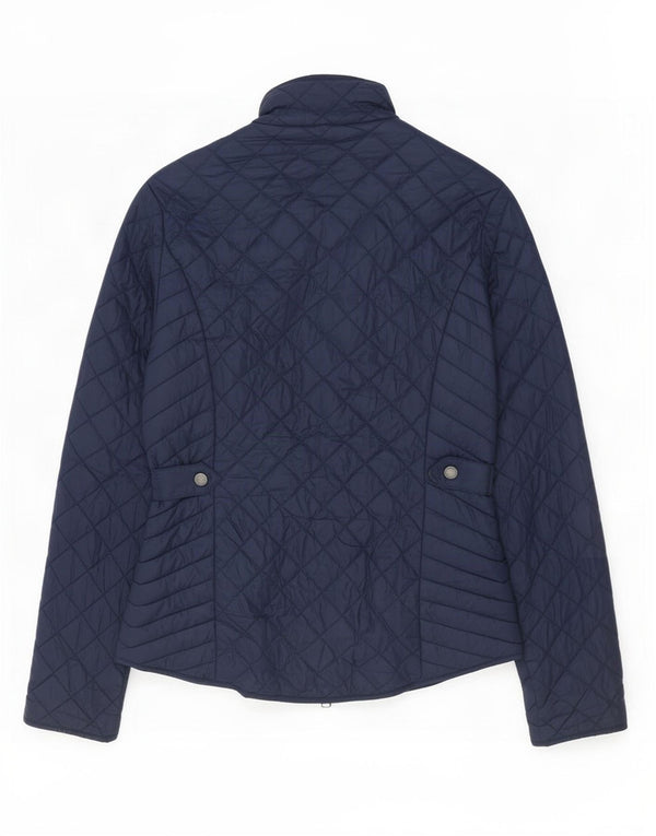 Barbour Chaqueta acolchada para mujer UK 10 Small Azul marino