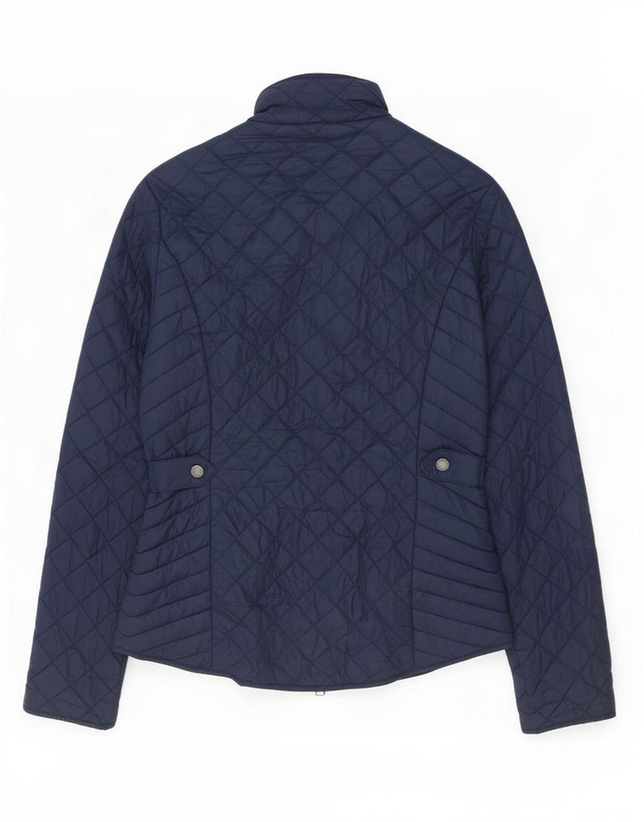 Barbour Chaqueta acolchada para mujer UK 10 Small Azul marino