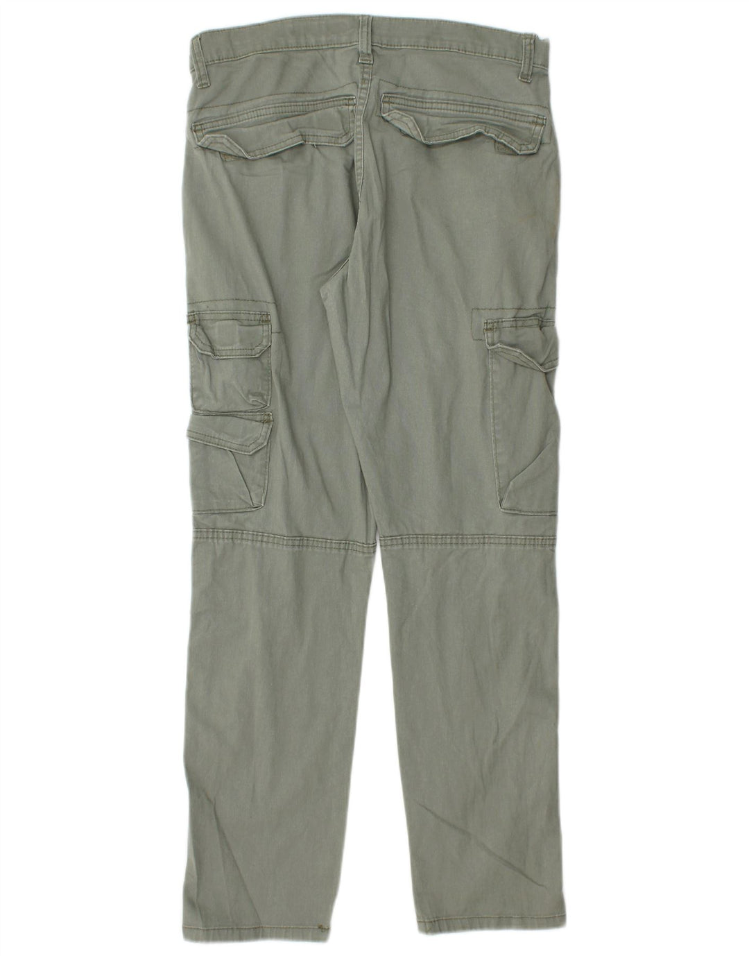 WRANGLER Pantalones cargo cónicos de corte regular para hombre W29 L30 Algodón verde