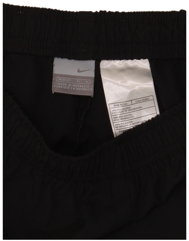 Pantalones cortos deportivos Nike para mujer US 8/10 Mediano Negro Colorblock Poliéster