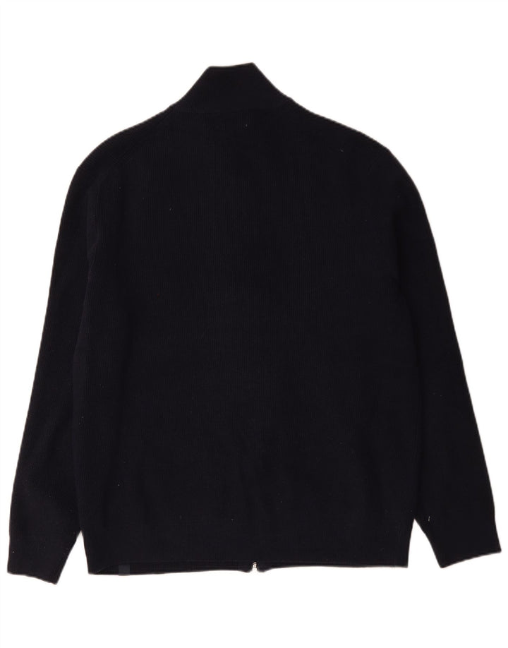 Marks & Spencer Suéter tipo cárdigan para hombre XL Poliéster azul marino