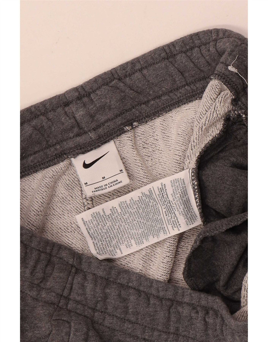 Pantalón De Chándal Nike Hombre Joggers Gris Medio Algodón