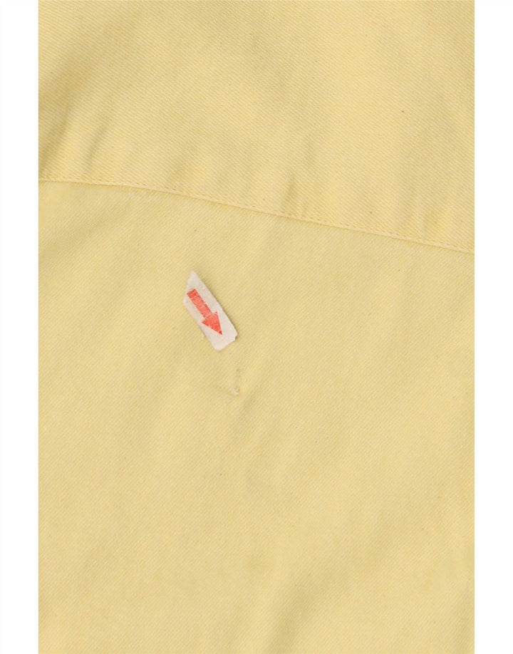 Levi's Hombre Camisa Vaquera De Manga Corta De Algodón Amarillo Medio
