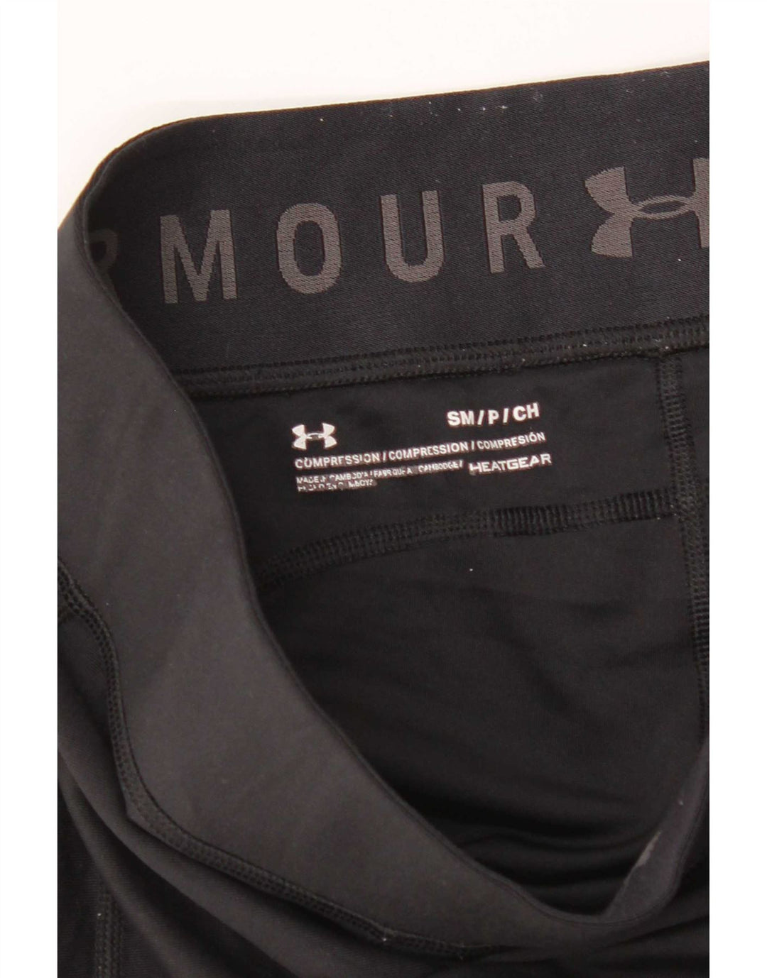Under Armour Leggings capri de compresión para mujer, talla 10, color negro