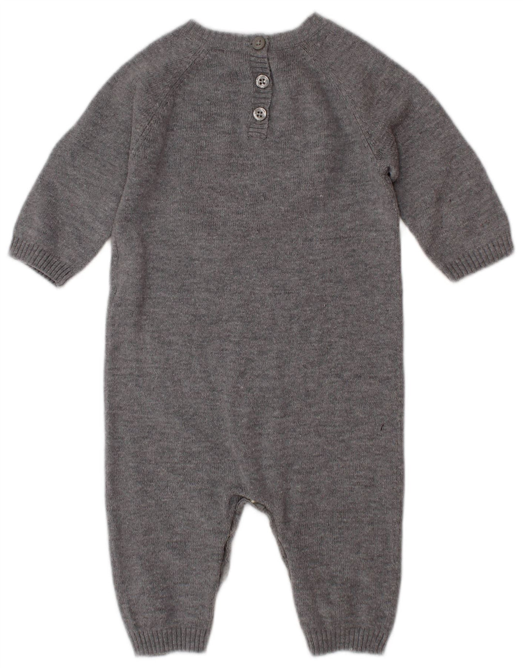 BENETTON Mono gráfico para bebés niños 3-6 meses Gris