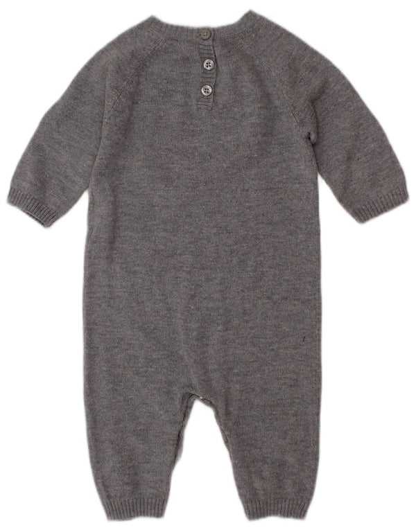 BENETTON Mono gráfico para bebés niños 3-6 meses Gris