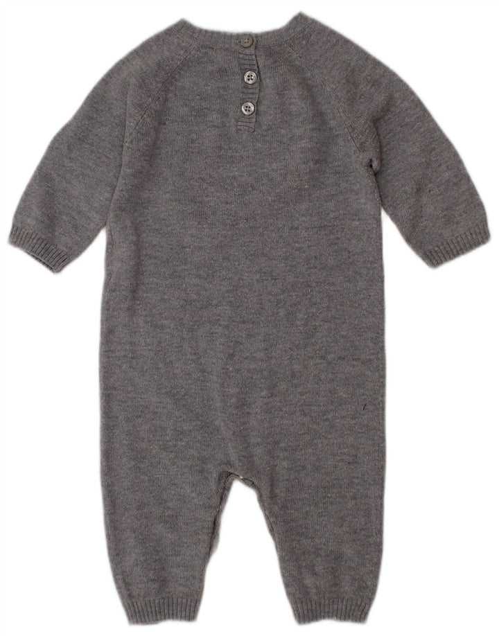 BENETTON Mono gráfico para bebés niños 3-6 meses Gris