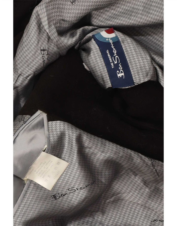 Ben Sherman Chaqueta tipo blazer de 2 botones para hombre UK 42 XL Algodón marrón