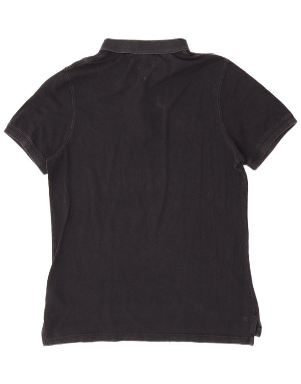 Tommy Hilfiger Polo para hombre 2XL Algodón negro