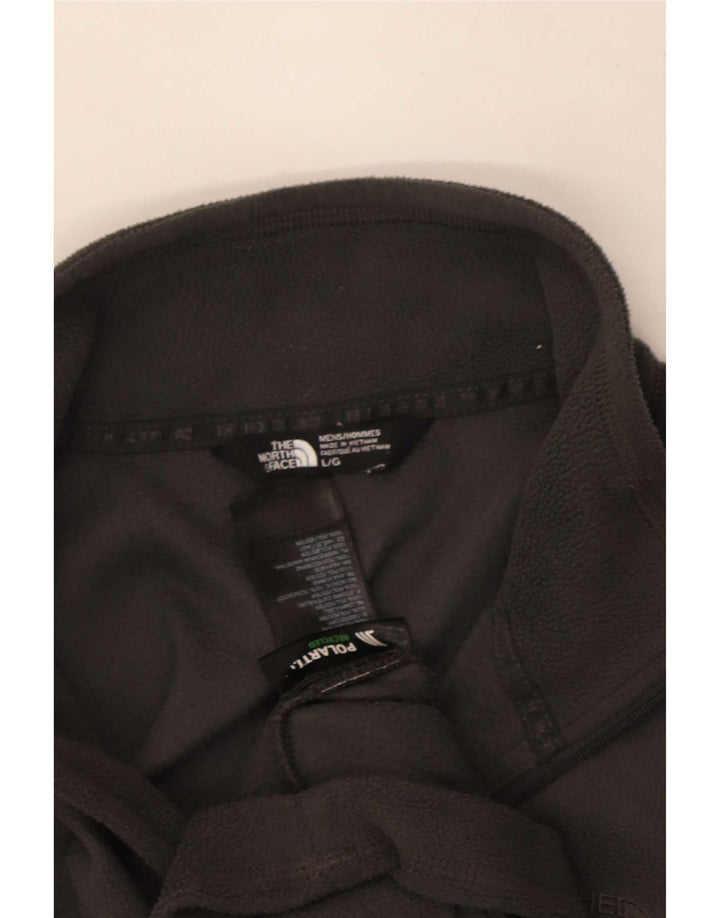 The North Face Jersey De Polar Con Cremallera Y Cuello Para Hombre Poliéster Gris Grande