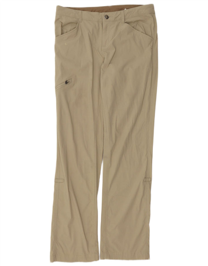PATAGONIA Pantalones cargo rectos para mujer US 6 Medium W32 L32 Beige Nylon