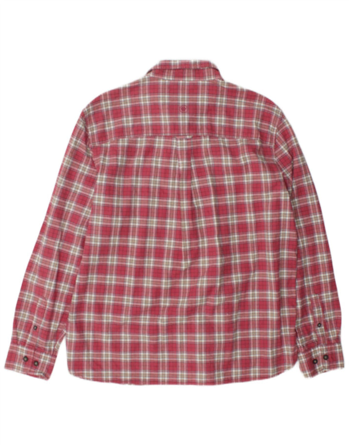 Camisa de corte estándar para hombre de Fat Face XL de algodón a cuadros rojos