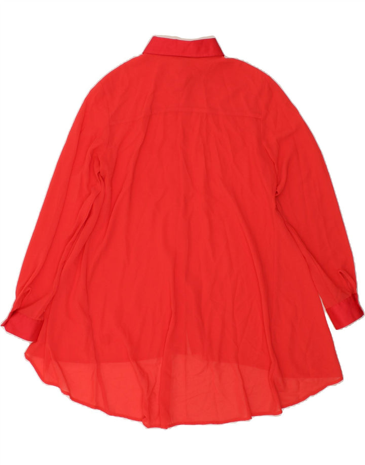 NARACAMICEE Womens Shirt Dress UK 14 Medium Red Vintage Naracamicee and Second-Hand Naracamicee from Messina Hembry 