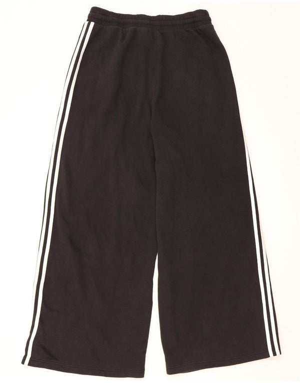 Adidas Pantalones de Chándal de Pernera Ancha para Mujer UK 16/18 Large Negro Algodón