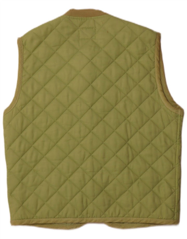 RIFLE Chaleco acolchado para hombre UK 38 Poliamida verde medio